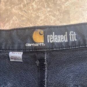 Carhartt Black Relaxed Fit Jeans